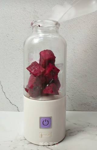 Dragon Fruit Yakult Iced Drink recipe