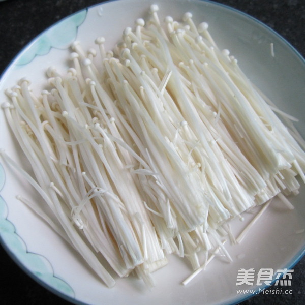 Minced Meat Enoki Mushroom recipe