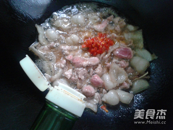 Stir-fried Pork with Chives recipe