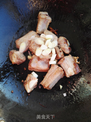 Stewed Pork Ribs with Mushroom Vermicelli recipe