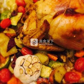 Colorful Roast Chicken recipe