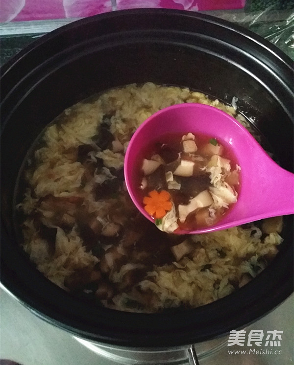 Mushroom and Black Pepper Hot and Sour Soup recipe