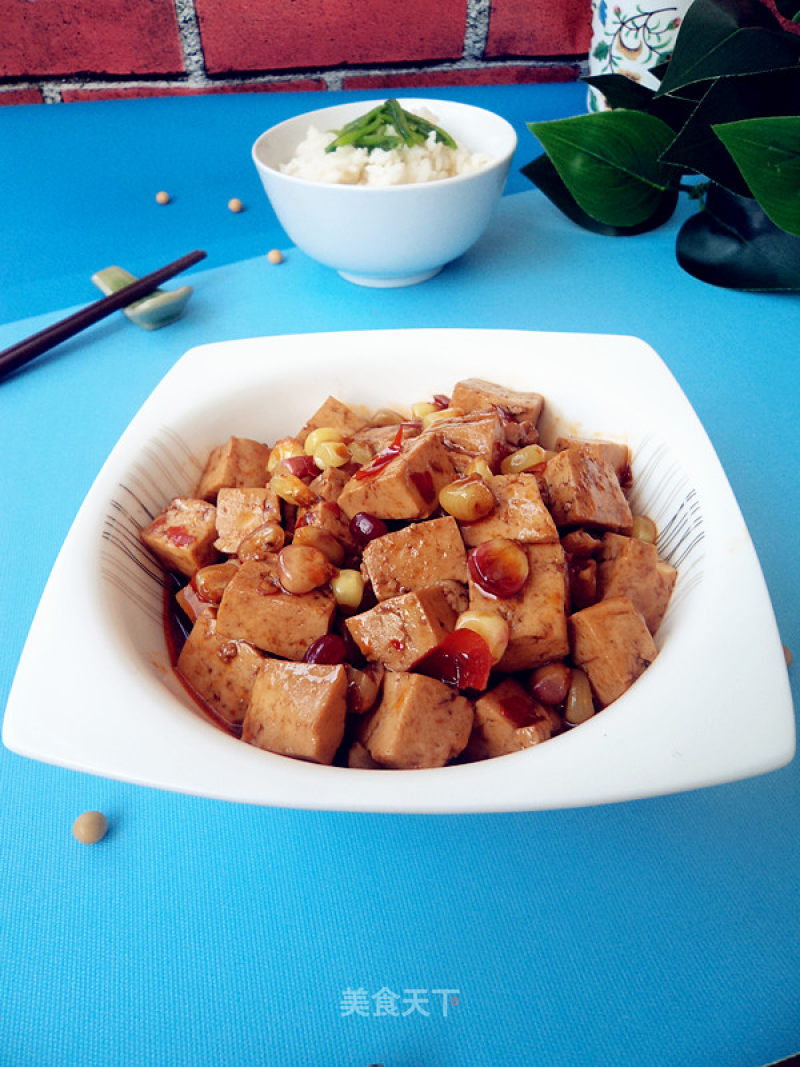 Fish-flavored Corn Tofu recipe