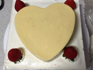 Strawberry Mango Double Mousse Cake recipe