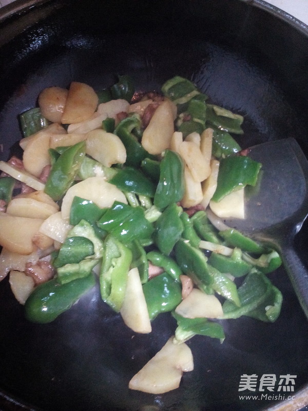 Green Pepper Potato Chips recipe