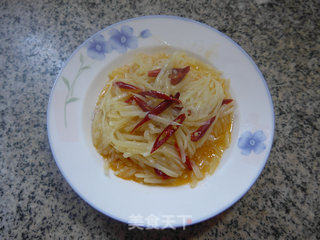 Hot and Sour Potato Shredded Bun recipe