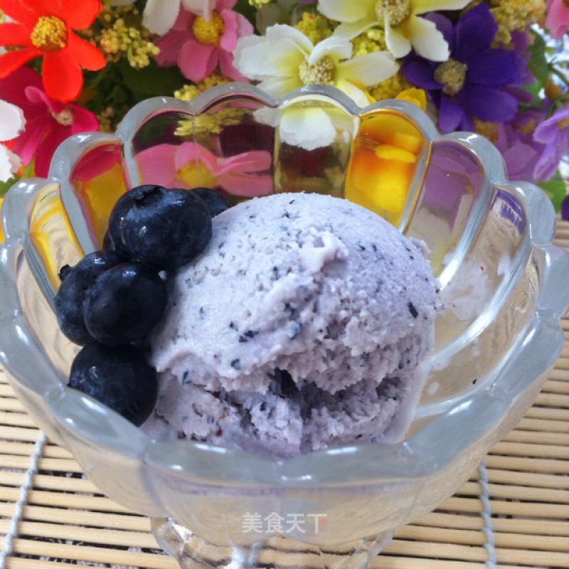 Blueberry Ice Cream recipe
