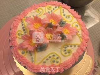 #aca烤明星大赛#lily Cake recipe