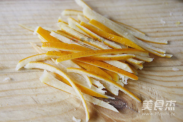 Candied Orange Peel + Peeled Orange recipe