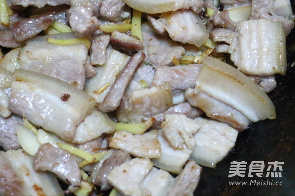 Super Home-cooked Fried Pork with Rice recipe