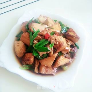 Fried Pork with Tofu recipe