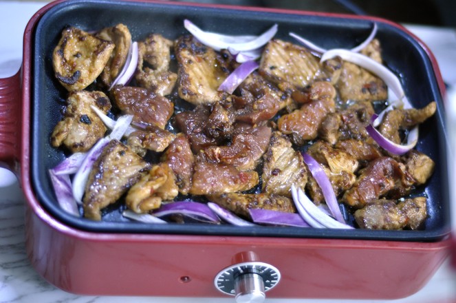 Abalone and Scallop Xo Sauce Grilled Meat recipe