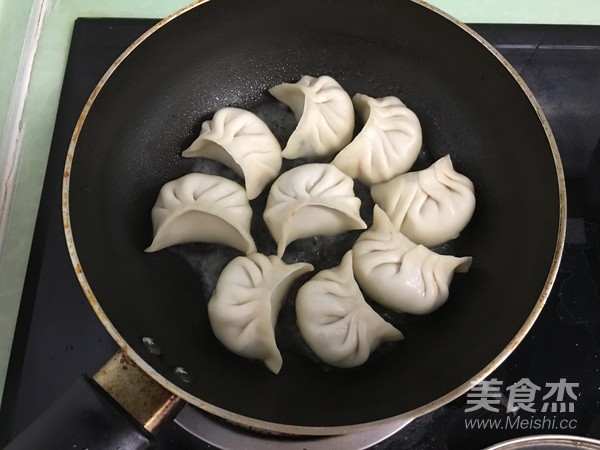 Pork and Leek Stuffed Pot Stickers recipe