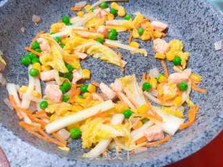 【baby Food】salmon Pasta with Mixed Vegetables recipe