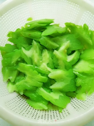 Minced Bitter Gourd recipe