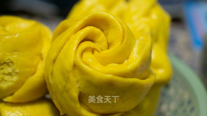 Rose Pumpkin Pattern Buns recipe