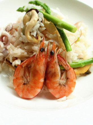 Seafood Asparagus Risotto recipe