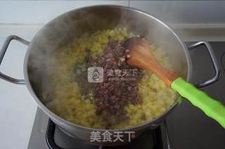 Potato Beef Fried Rice recipe