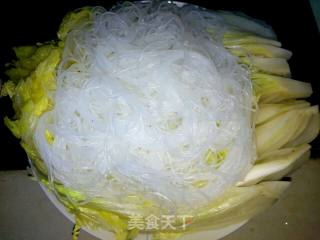 Steamed Vermicelli with Garlic Cabbage recipe