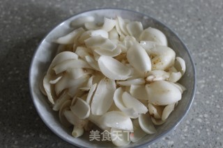Homemade Lily Lotus Seed Arrowroot Cake-a Delicacy Served on A Dog Plate recipe