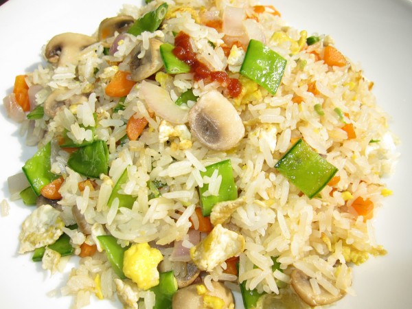 Vegetable Egg Fried Rice recipe