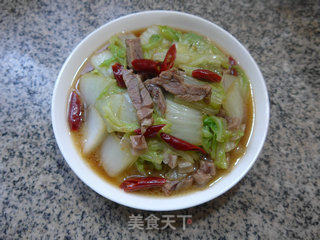 Lamb Stir-fried Cabbage recipe