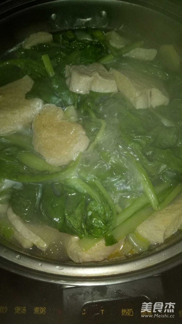 Bok Choy Stewed Frozen Tofu recipe