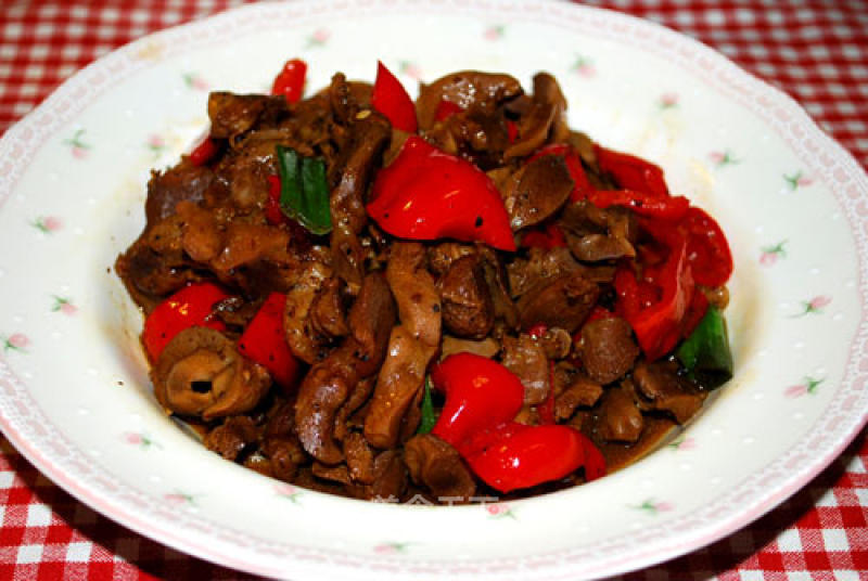 Black Pepper Chicken Gizzards recipe