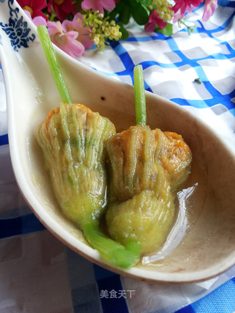 Pumpkin Flower Stuffed recipe