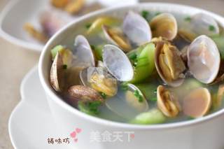 【luffa Clam Soup】 recipe