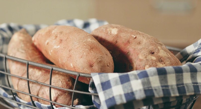 Microwave Baked Sweet Potatoes recipe
