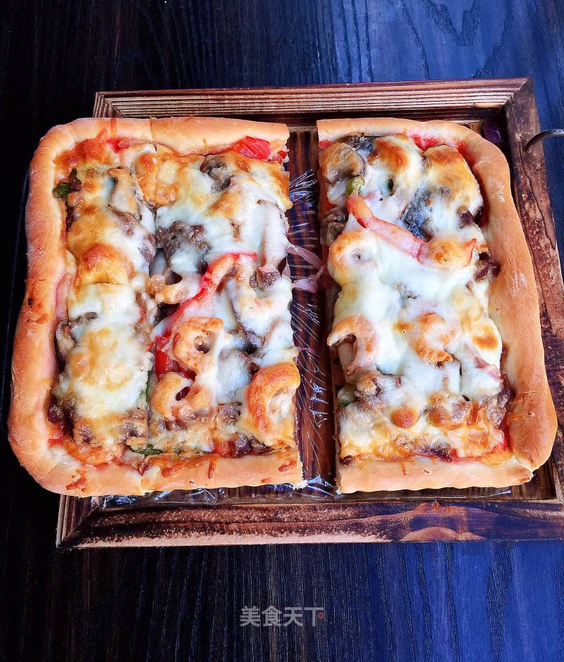 Beef and Mushroom Pizza recipe