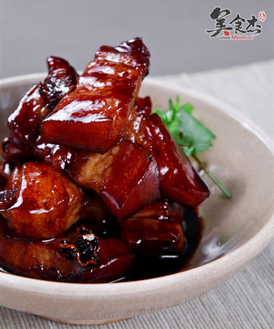 Braised Pork with Red Da Hong Da Zi Hong recipe