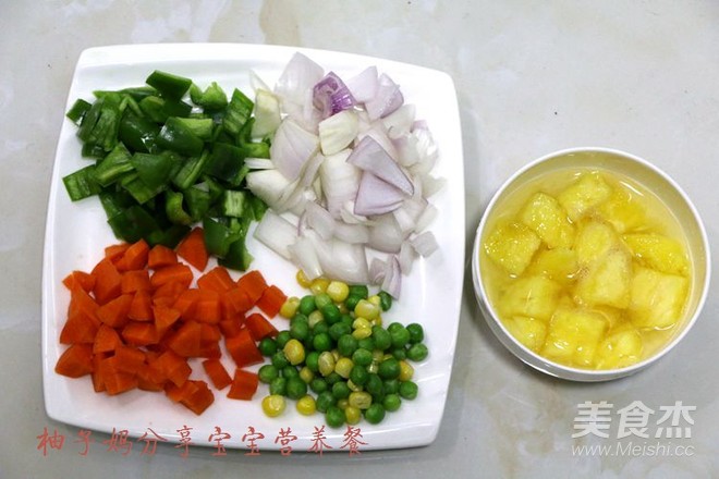 Sweet and Sour Rural Pineapple Fried Rice recipe