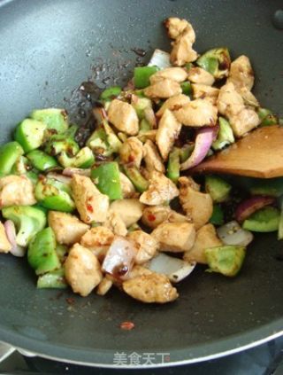 Stir-fried Chicken with Black Bean Sauce recipe