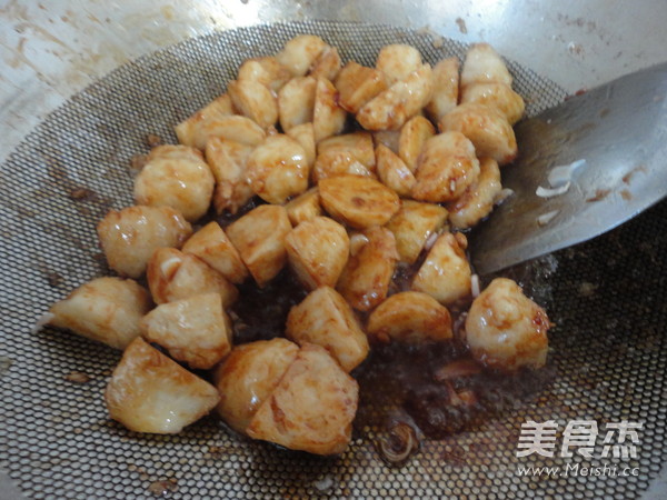 Fried Cuttlefish Balls with Hoisin Sauce recipe