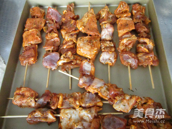 Grilled Lamb Skewers with Herbs recipe