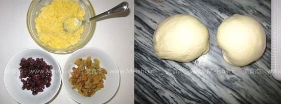 Coconut Grape Red Bean Breadsticks recipe