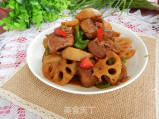 Roasted Duck with Lotus Root recipe
