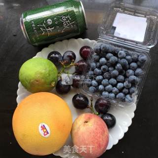 Colorful Fruit Popsicles recipe