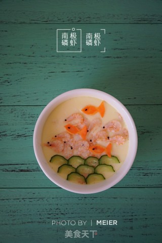 Antarctic Krill Steamed Egg recipe