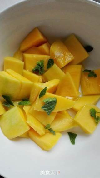 Green Mango Cucumber Platter recipe