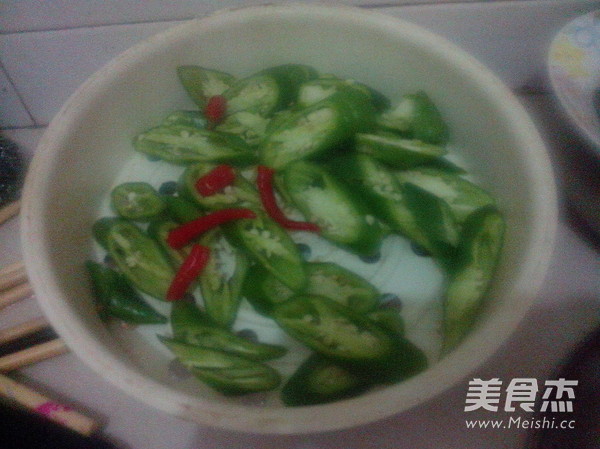 Fried Fish with Green Pepper recipe