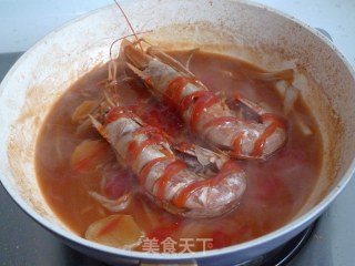 Red Wine Prawns recipe