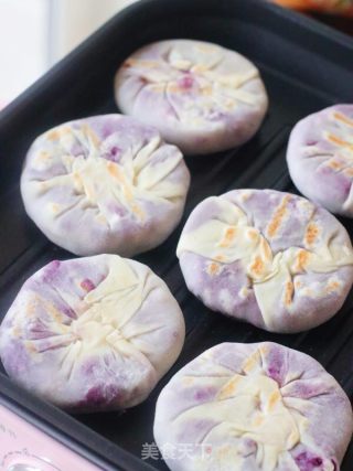 Popped Purple Potato Cake recipe