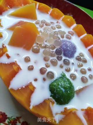 Confinement Meal Series-papaya Milk and Sago Milk recipe