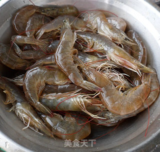 Cooked Live Shrimp in Oil recipe