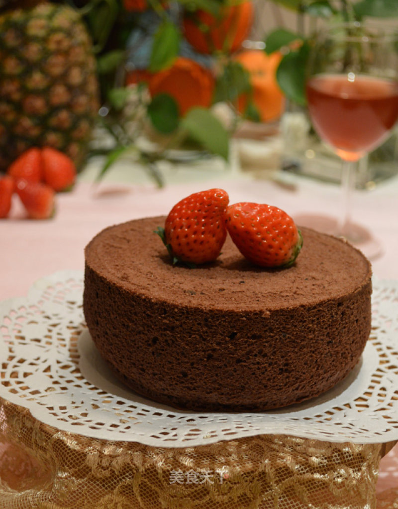 6 Inch Chocolate Chiffon Cake recipe