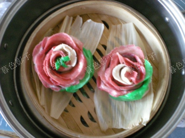 Rose Bean Paste Dumplings recipe