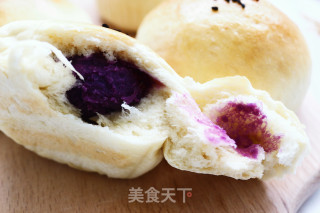 #the 4th Baking Contest and is Love to Eat Festival#purple Potato Stuffing Meal Buns recipe